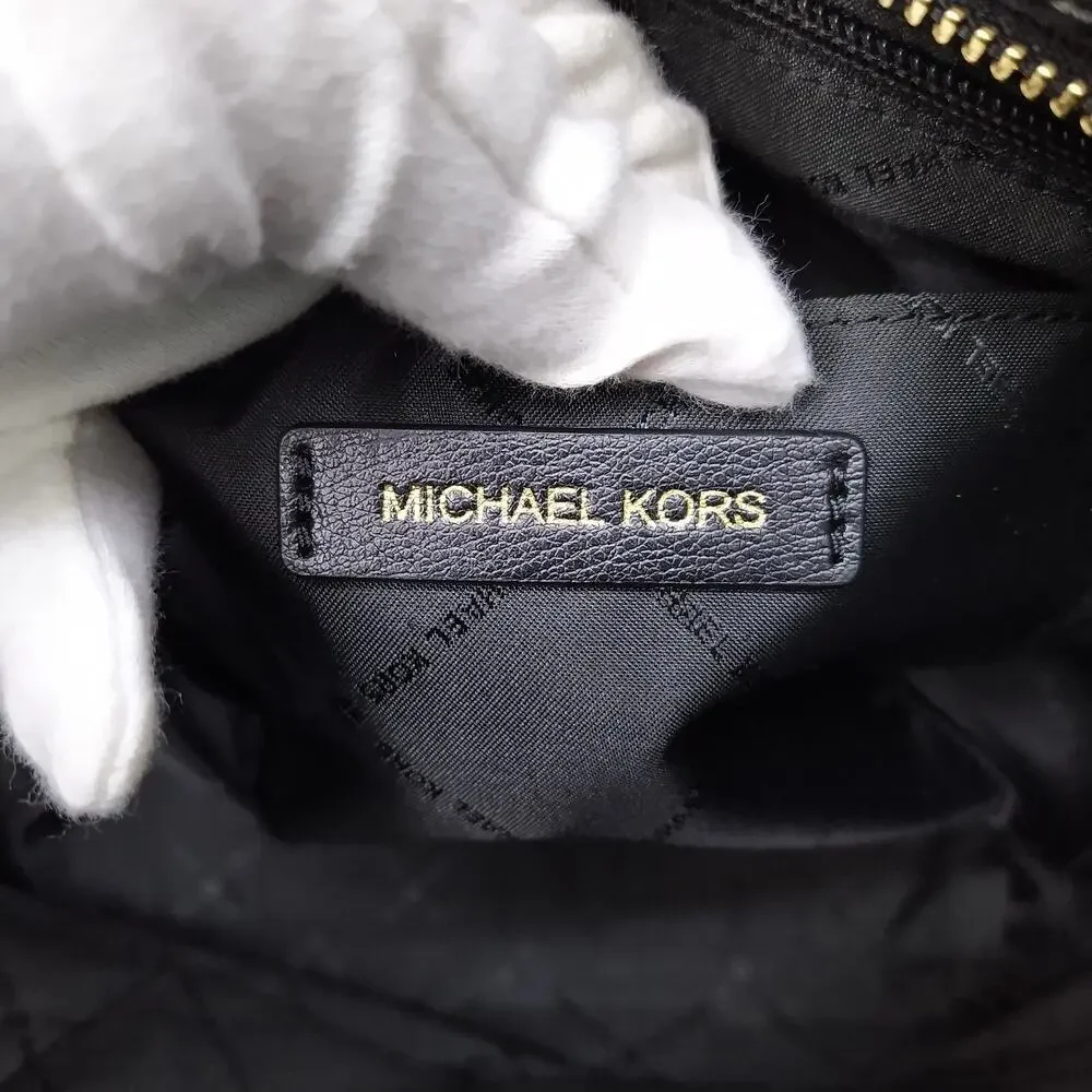 Michael Kors Rivington Black Leather Turnlock Double Handles Tote Bag - $278 - Picture 16 of 16
